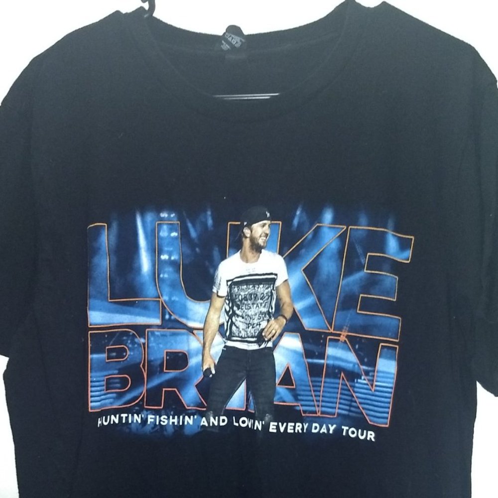 LUKE BRYAN CONCERT TEE - 2017 Tour Large T-Shirt